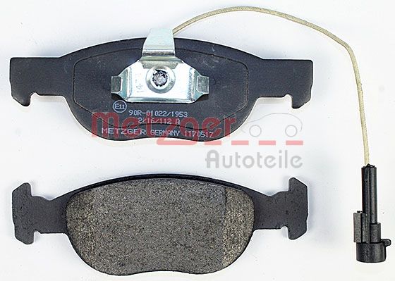 METZGER 1170517 Bremsbelagsatz, Scheibenbremse